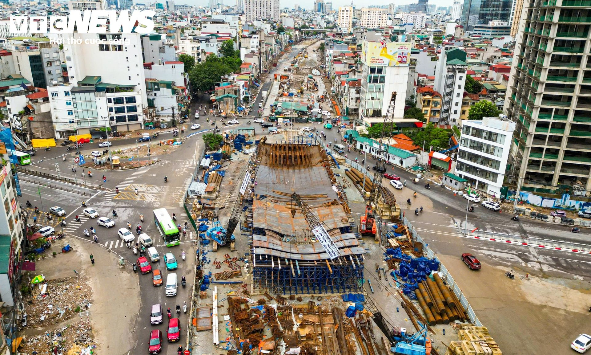 Tuyến đường gần 7.800 tỷ đồng ở Hà Nội tăng tốc hoàn thiện trước ngày 2/9 - 3