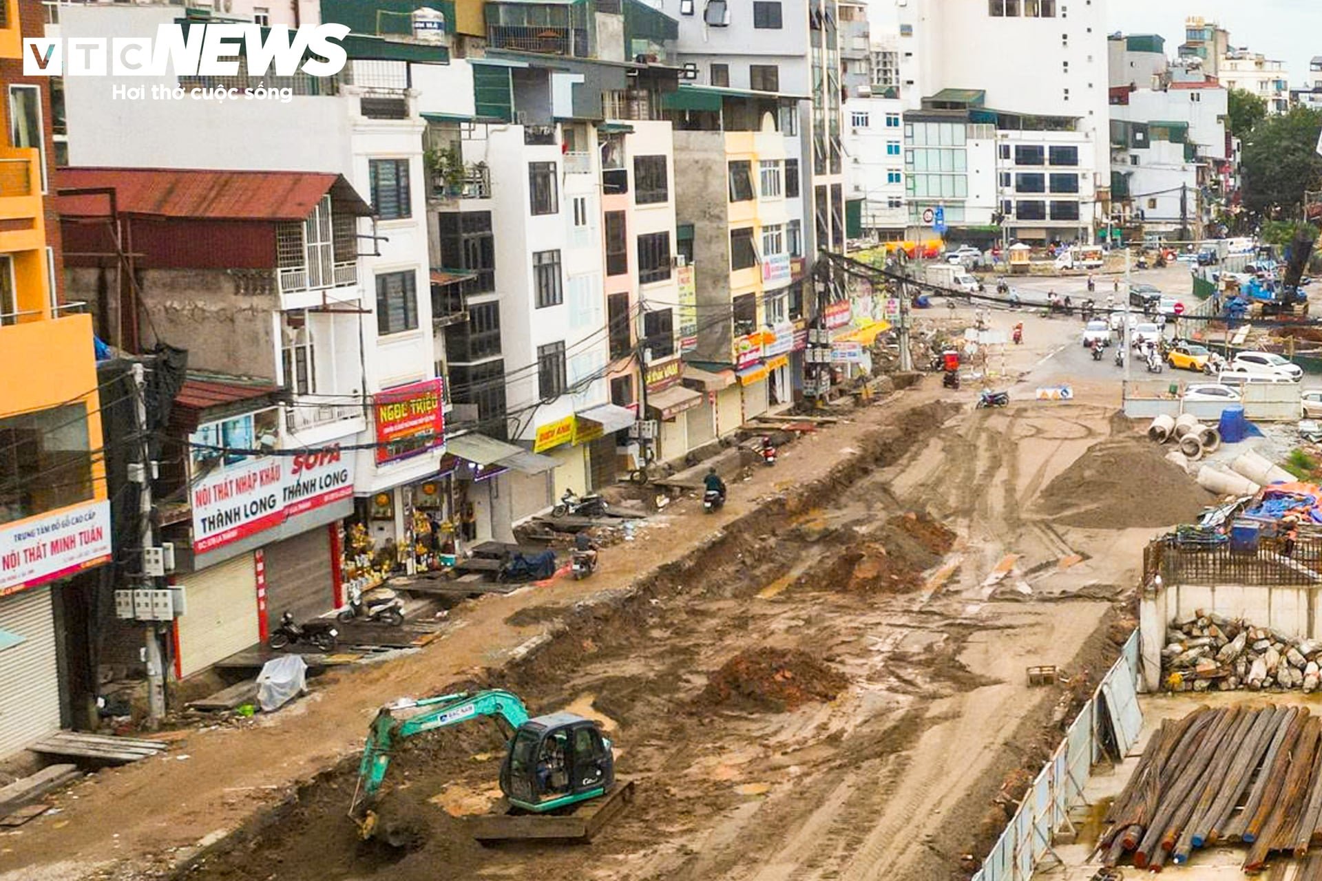 Tuyến đường gần 7.800 tỷ đồng ở Hà Nội tăng tốc hoàn thiện trước ngày 2/9 - 9