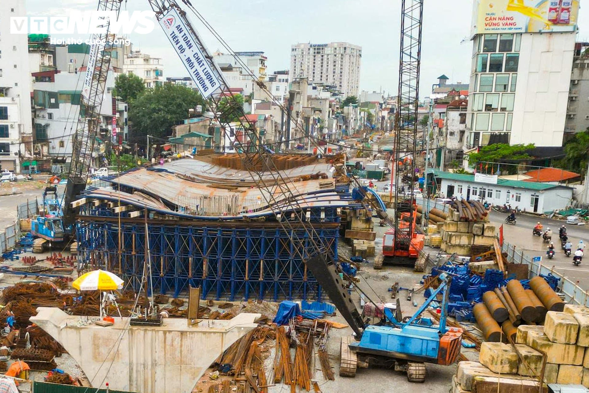 Tuyến đường gần 7.800 tỷ đồng ở Hà Nội tăng tốc hoàn thiện trước ngày 2/9 - 12