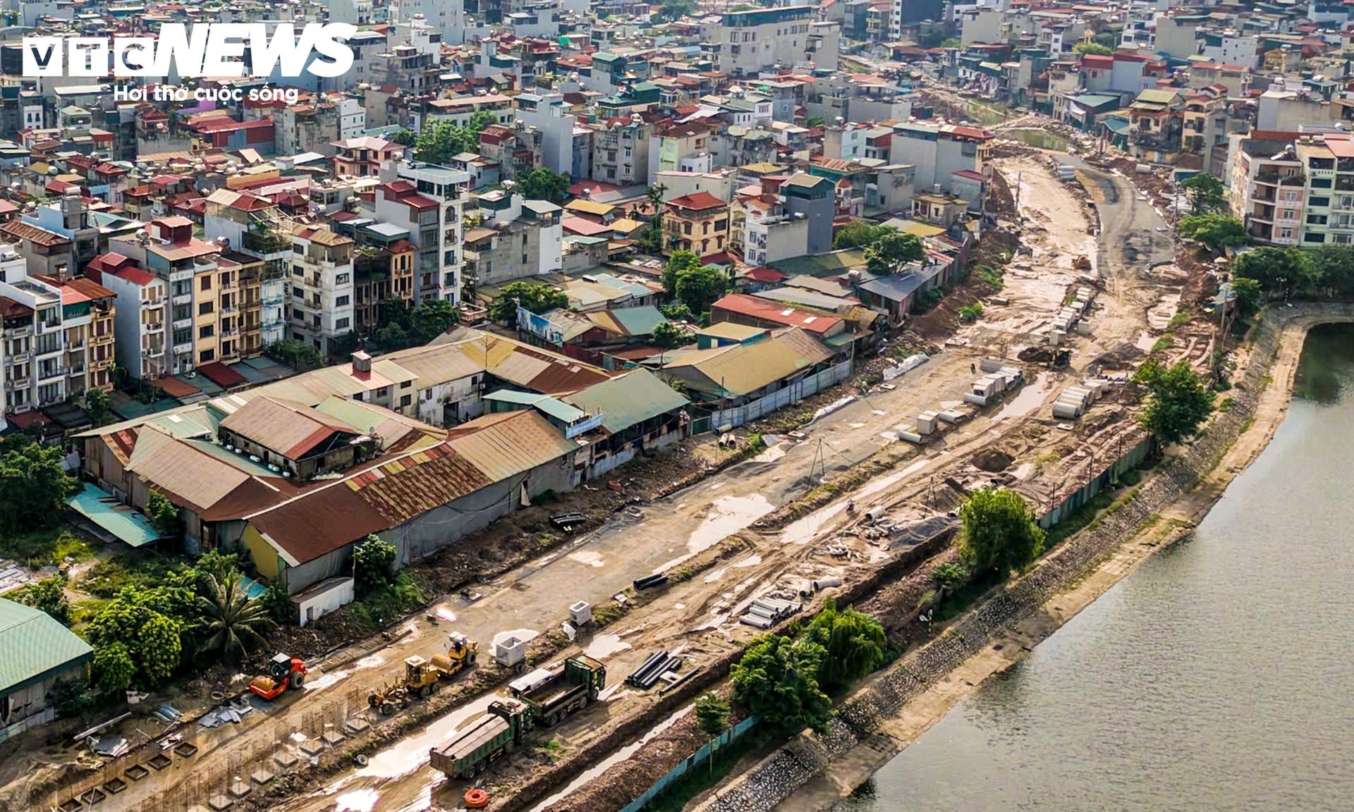 Cận cảnh công trường Vành đai 2,5 hơn 2.400 tỷ đồng sau khi gỡ vướng mặt bằng - 11