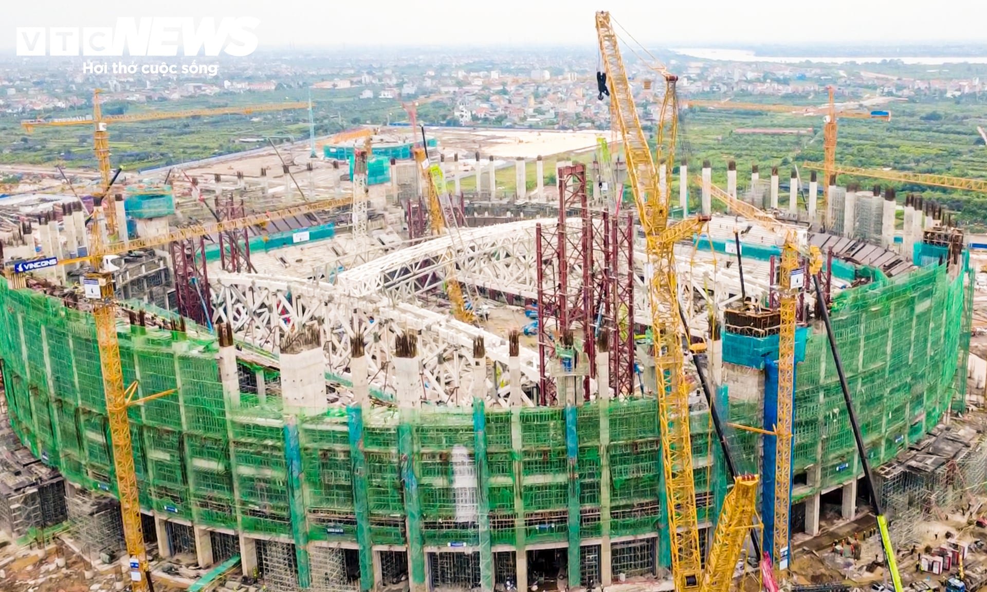 Toàn cảnh sân vận động 60.000 chỗ ở Hưng Yên sau hơn 9 tháng thi công - 10