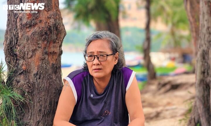 Gia đình bà Trần Thị Tâm (60 tuổi) có 3 đời sinh sống ở Làng phong Quy Hòa, đến đời bà hiện nay đã 107 năm.