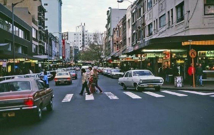 Đường Darlinghurst, Kings Cross, Anh, tháng 7/1980. (Ảnh: Leroy W. Demery/Flickr)