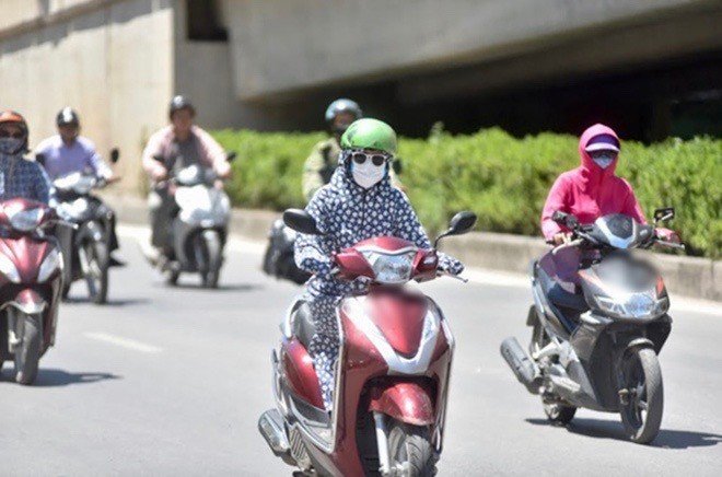 Hà Nội tinắng nóng trong ít nhất hai ngày tới. Ảnh: CTV.