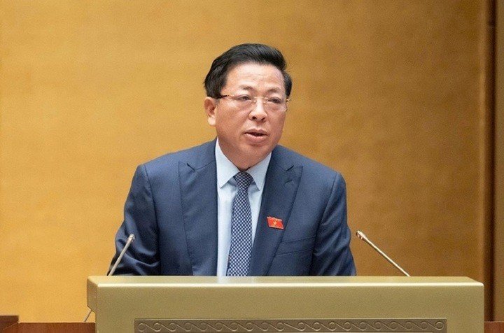 Bộ Trưởng xây dựng Trần Hồng Minh. (Ảnh: Media Quochoi).