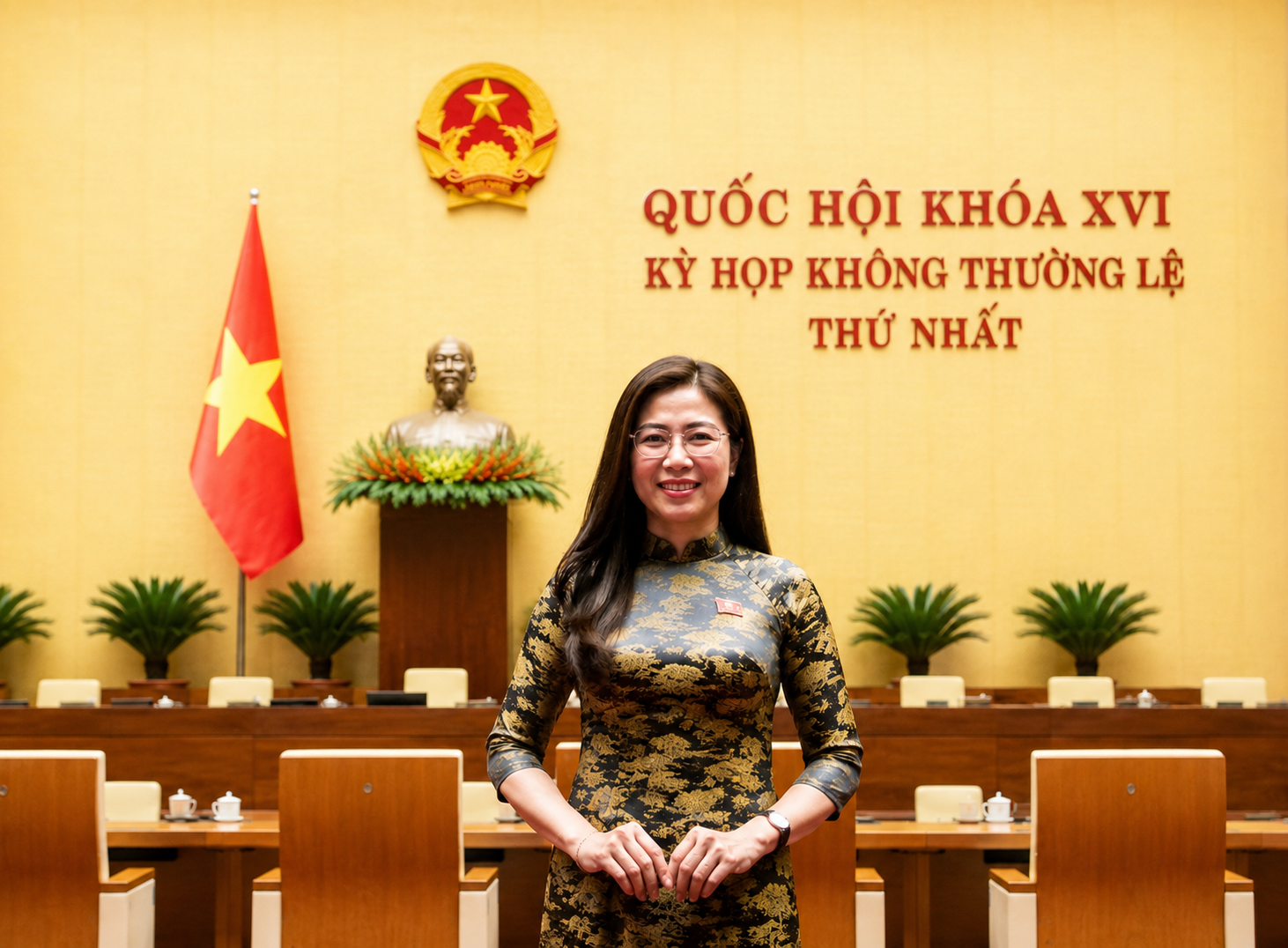 Đại biểu Bùi Thị Kim Tuyến (Đoàn ĐBQH tỉnh Phú Thọ)