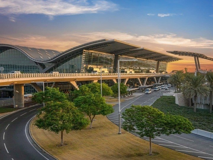 Sân bay quốc tế Hamad ở Doha (Qatar) kết hợp sự sang trọng, nghệ thuật và thiết kế hiện đại theo cách mà ít nhà ga nào có thể sánh kịp. (Ảnh: Timeoutdoha)