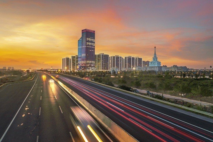 Ocean City nằm trên hành lang kết nối phía Đông Hà Nội.