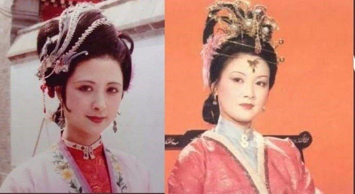Vưu Nhị tỷ và Vương Hy Phượng trong phim.