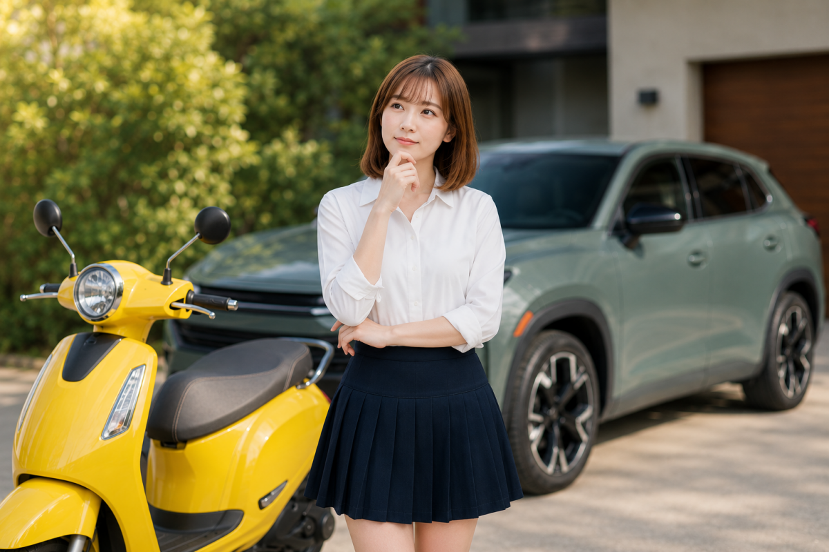 Có nên mua ô tô khi đi làm vẫn có thể đi xe máy?