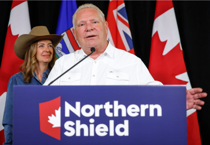 Thủ hiến Doug Ford của tỉnh Ontario. (Ảnh: AP)