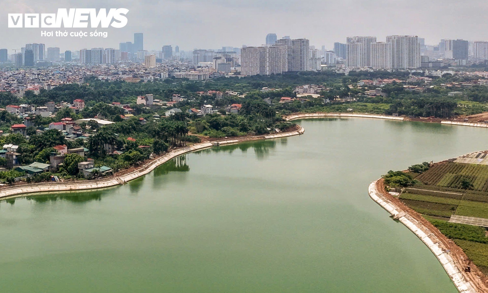 Loạt hồ điều hòa mới ở Hà Nội phát huy hiệu quả sau mưa lớn - 13