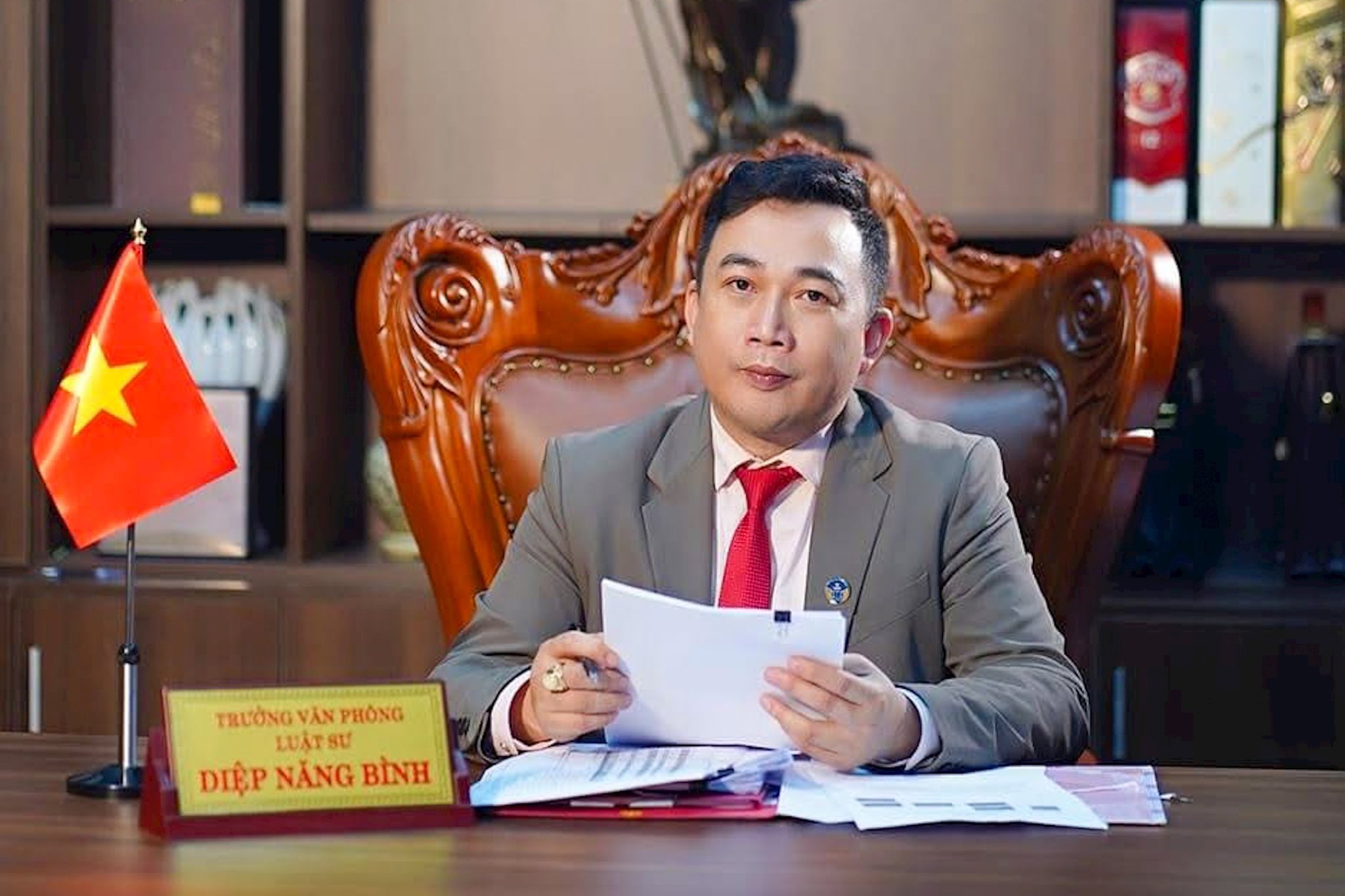 Luật sư Diệp Năng Bình, Trưởng văn phòng luật sư Tinh Thông Luật. Ảnh: NVCC