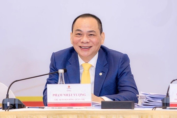 Tỷ phú Phạm Nhật Vượng là người giàu nhất Việt Nam. (Ảnh: VIC)