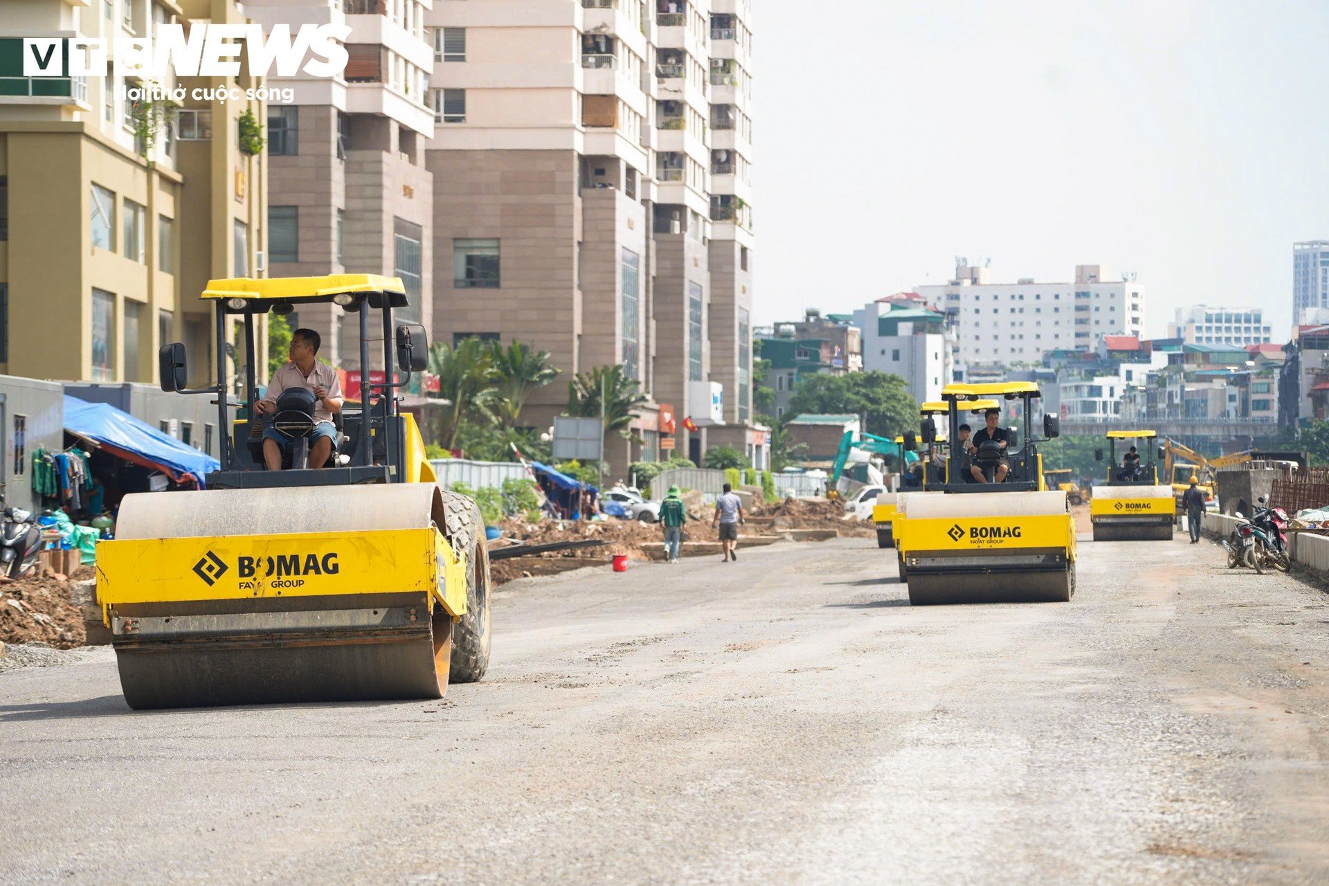 Hơn 1km Vành đai 2,5 qua Cầu Giấy lộ diện, hướng đến thông xe dịp 10/10 - 4