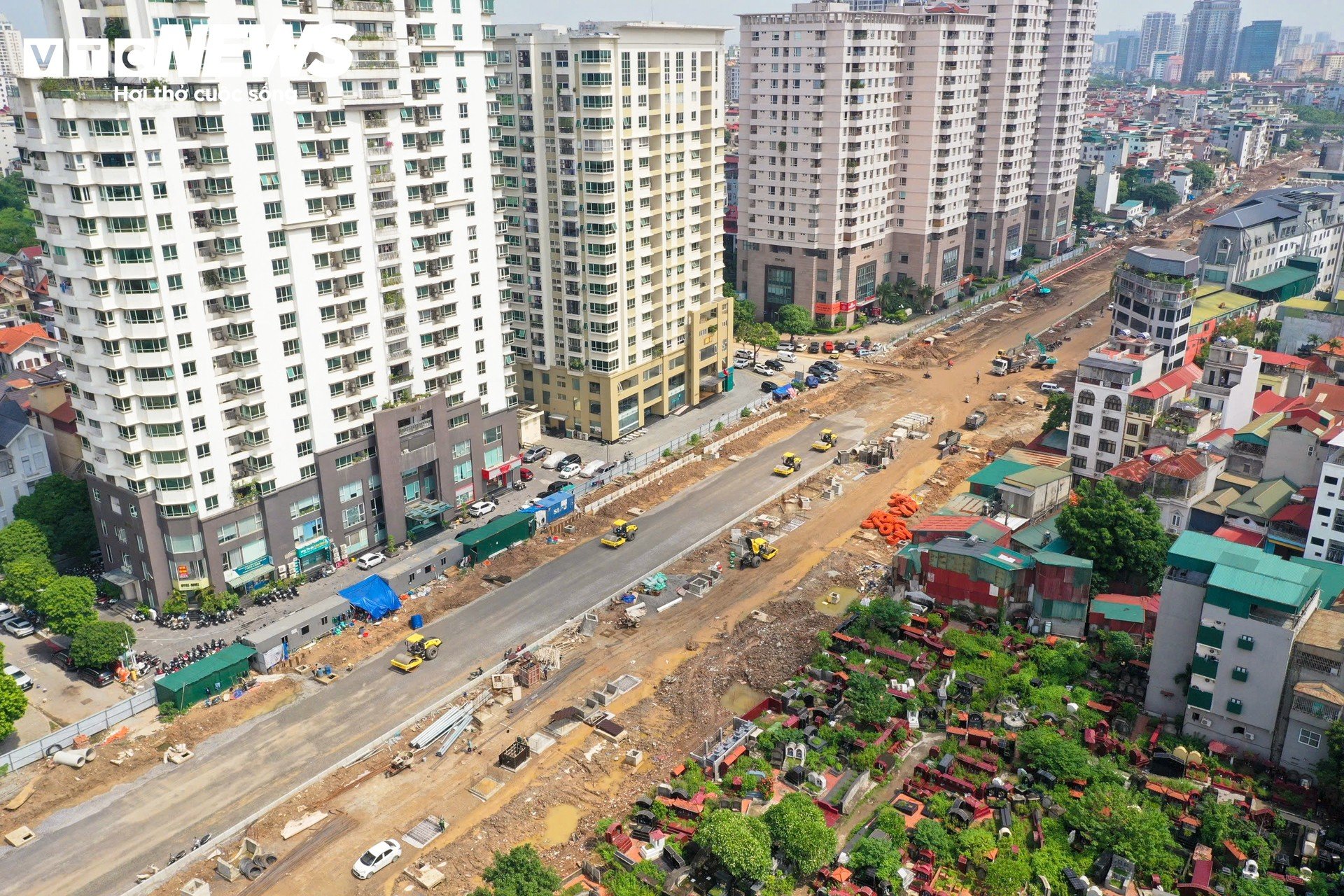 Hơn 1km Vành đai 2,5 qua Cầu Giấy lộ diện, hướng đến thông xe dịp 10/10 - 5
