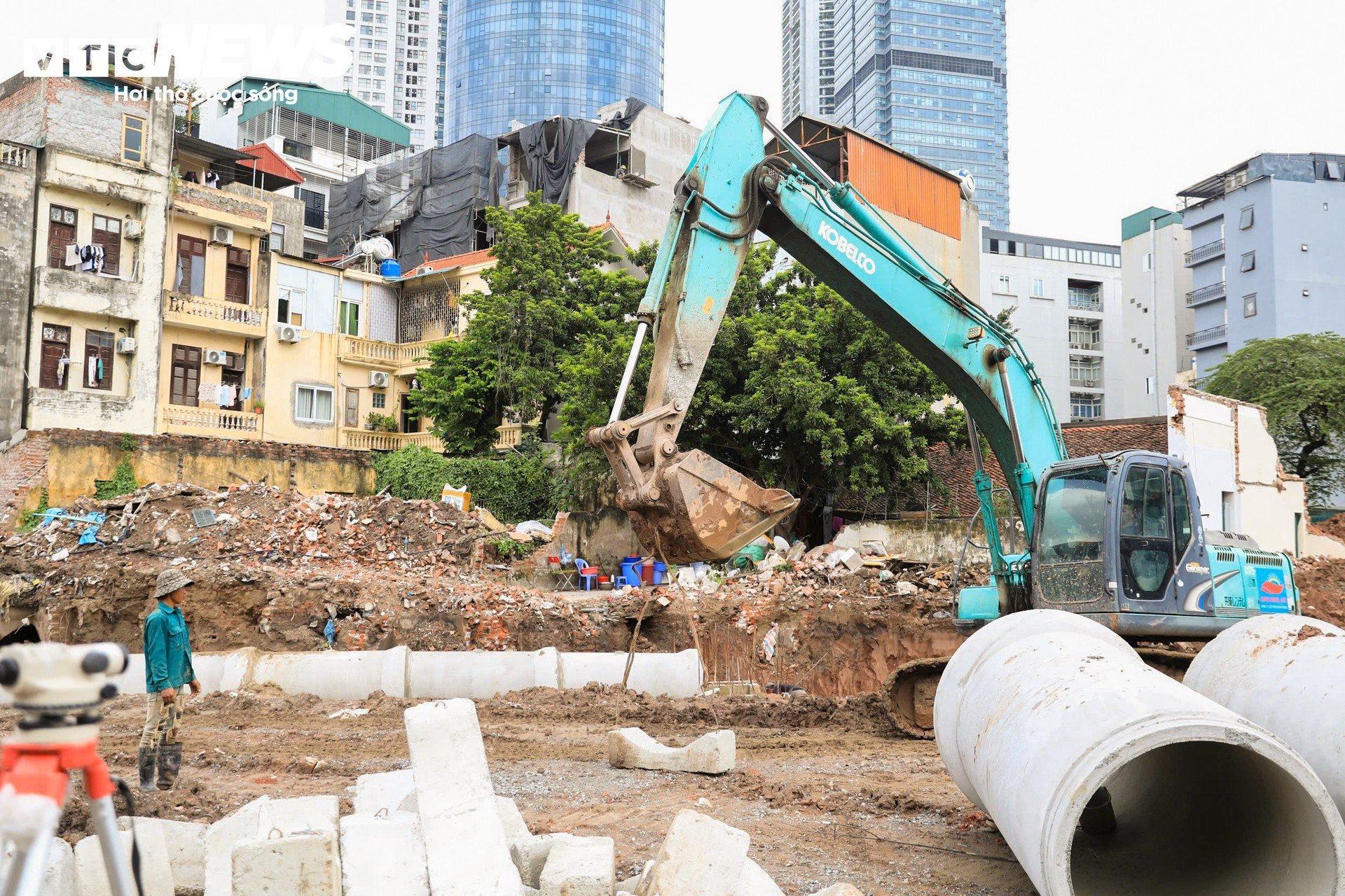 Hơn 1km Vành đai 2,5 qua Cầu Giấy lộ diện, hướng đến thông xe dịp 10/10 - 6