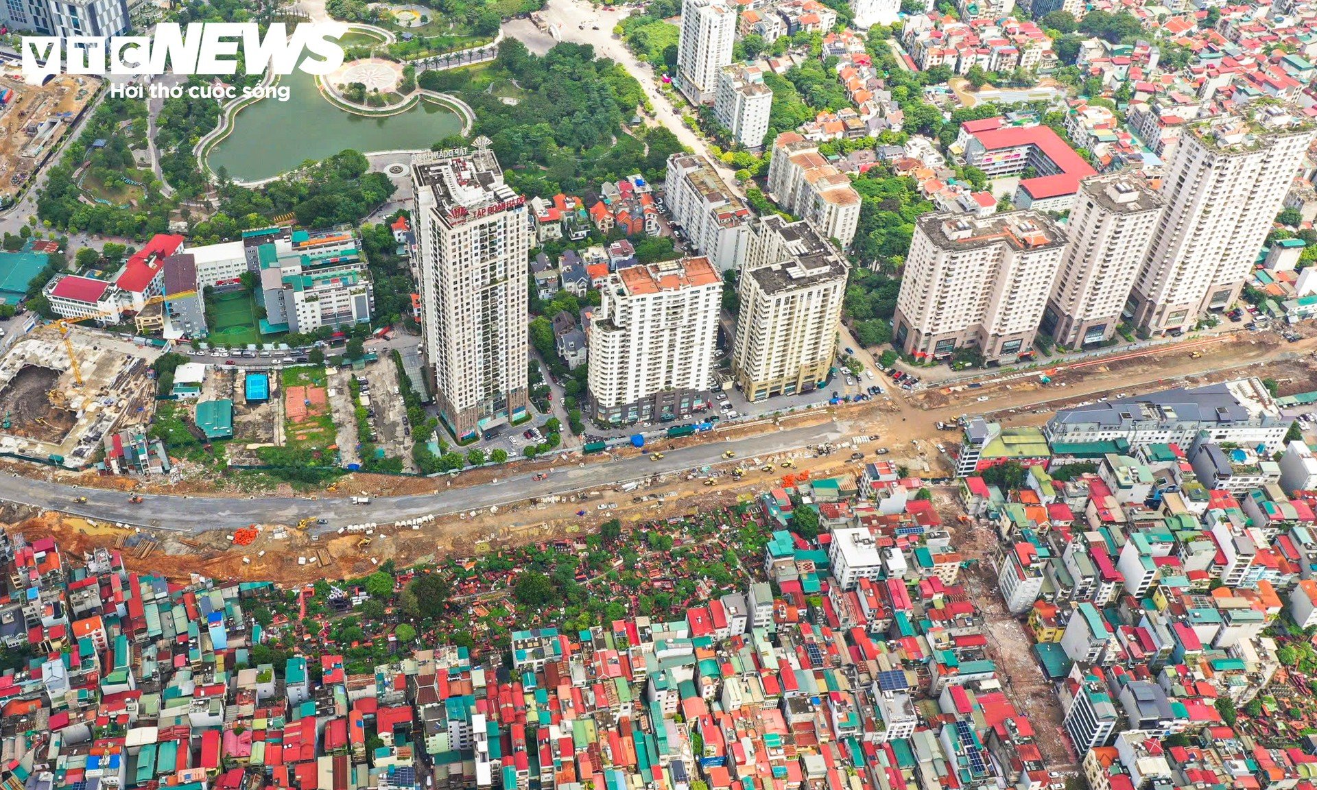 Hơn 1km Vành đai 2,5 qua Cầu Giấy lộ diện, hướng đến thông xe dịp 10/10 - 10