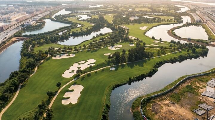 Sân golf 36 hố hàng đầu Đông Nam Á đưa trải nghiệm thể thao thượng lưu vào nhịp sống thường nhật trên đảo Vũ Yên.