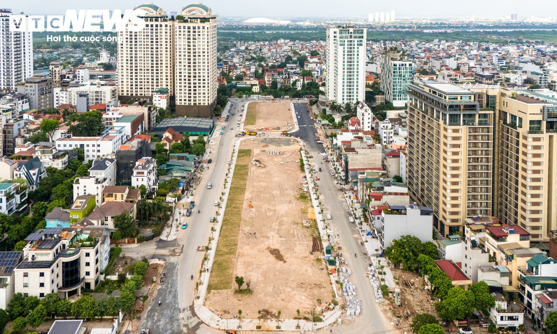 Tuyến đường rộng hơn 90m bên Hồ Tây dần lộ diện, kết nối Nhà hát Ngọc Trai - 1