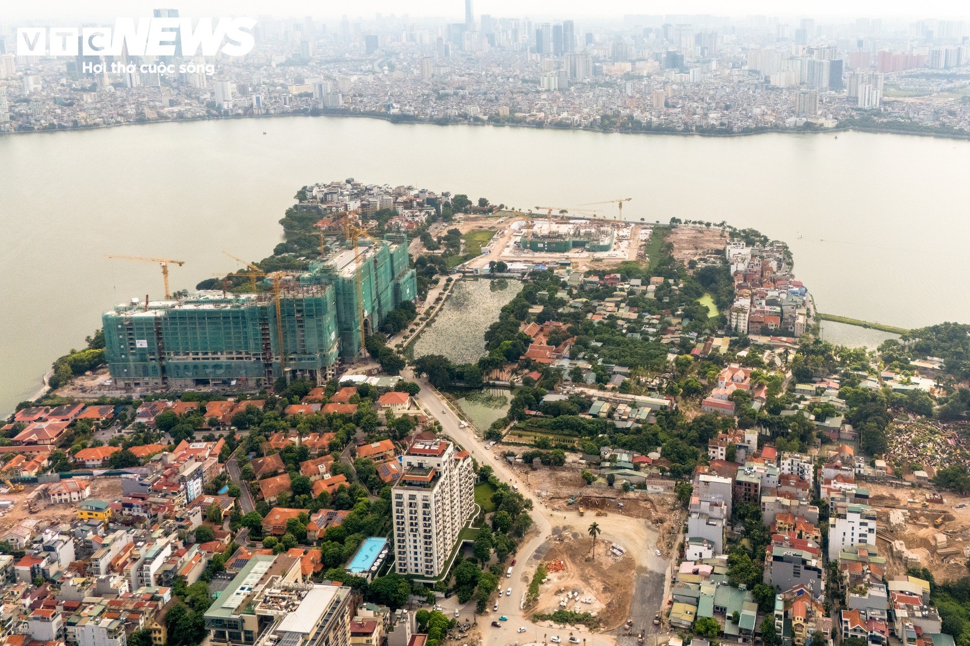 Tuyến đường rộng hơn 90m bên Hồ Tây dần lộ diện, kết nối Nhà hát Ngọc Trai - 8