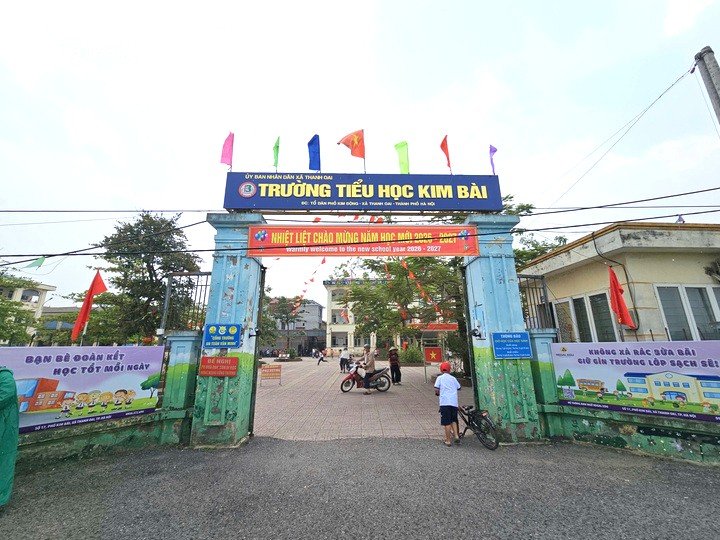 Trường Tiểu học Kim Bài tạm dừng tổ chức ăn bán trú từ ngày 9/9/2026.