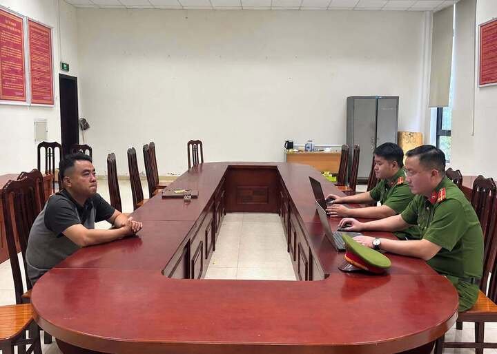 Nguyễn Hải Linh làm việc tại cơ quan công an.
