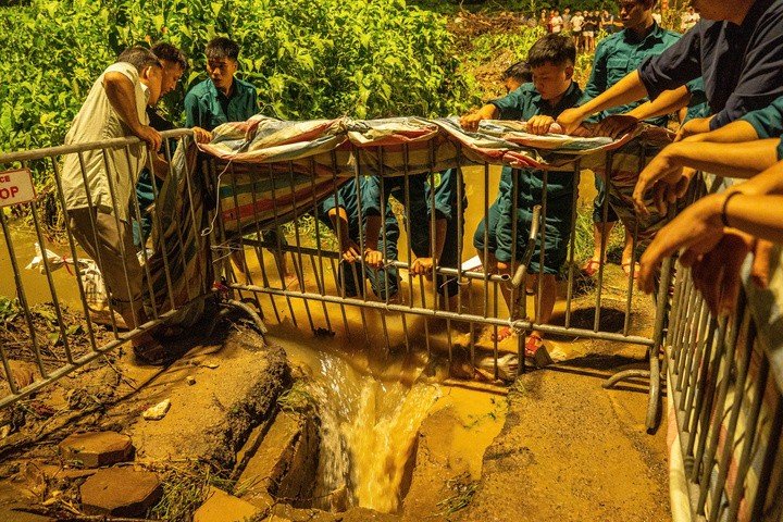 Khu vực nghi xảy ra sự việc.