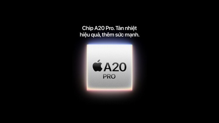 Chip A20 Pro đi kèm buồng hơi tản nhiệt thế hệ mới, giúp duy trì hiệu năng lâu hơn.