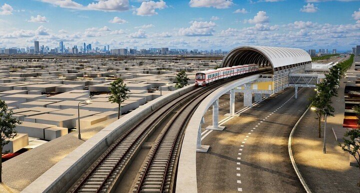 Metro Bến Thành - Thủ Thiêm cùng loạt dự án biểu tượng khởi động đã đưa giá trị bất động sản khu vực này lên mức siêu sang. (Nguồn ảnh: THACO)