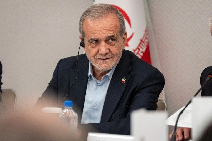 Tổng thống Iran Masoud Pezeshkian. (Ảnh: AP)