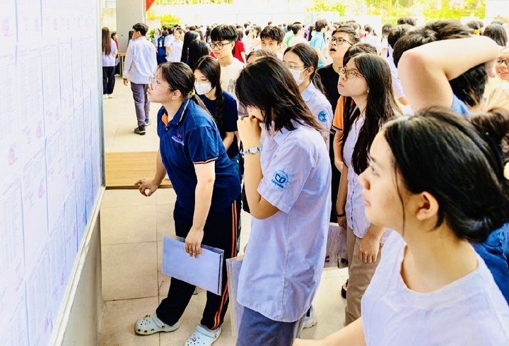 Bộ GD&ĐT dự kiến lớp 10 chỉ thi hai môn Toán, Ngữ văn. (Ảnh minh họa)