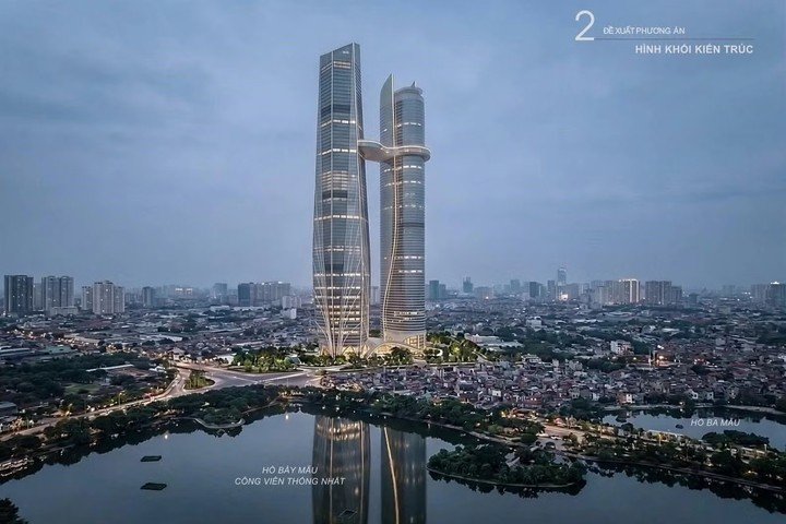 Theo phương án của liên danh, Hanoi Twin Towers 99 gồm hai tòa tháp cao khoảng 568m, mỗi tòa có 99 tầng nổi và toàn bộ tổ hợp có 6 tầng hầm. Dự án có tổng diện tích sàn xây dựng khoảng 880.000m², chưa bao gồm diện tích tầng hầm. Mật độ xây dựng dự kiến khoảng 35%. Với chiều cao khoảng 568m, nếu được triển khai theo đúng phương án đề xuất, hai tòa tháp sẽ vượt Petronas Twin Towers tại Malaysia, hiện cao 452m. Nhà đầu tư đặt mục tiêu đưa Hanoi Twin Towers 99 trở thành tổ hợp tháp đôi cao nhất thế giới và công trình cao thứ 6 trên toàn cầu.