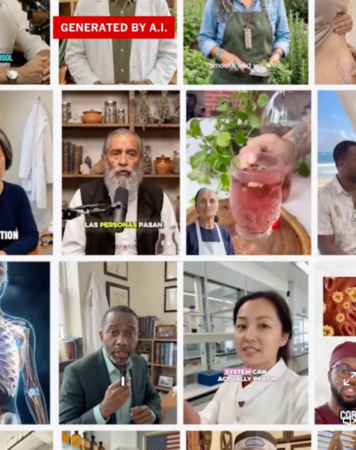 Hàng loạt video AI “đóng giả” người thật. (Nguồn: New York Times)