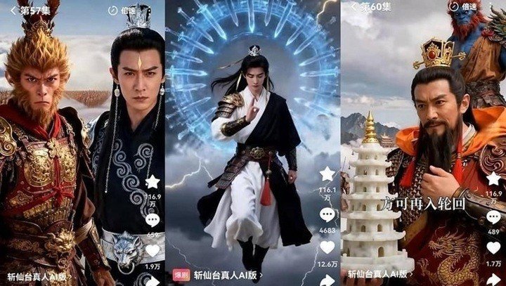 Ảnh minh hoạ phim ngắn AI Trung Quốc