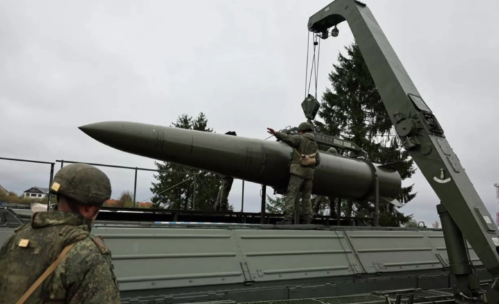 Tên lửa đạn đạo chiến thuật Iskander-M của Nga. (Ảnh: Sputnik)