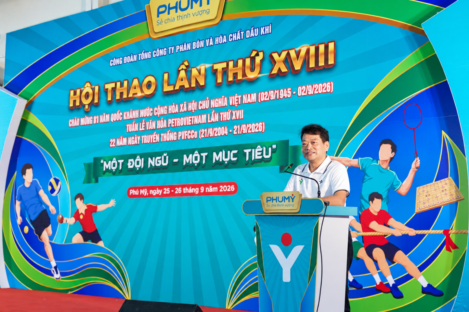 Hội thao PVFCCo Phú Mỹ lần thứ 18: Lan tỏa tinh thần “Một đội ngũ - Một mục tiêu”
