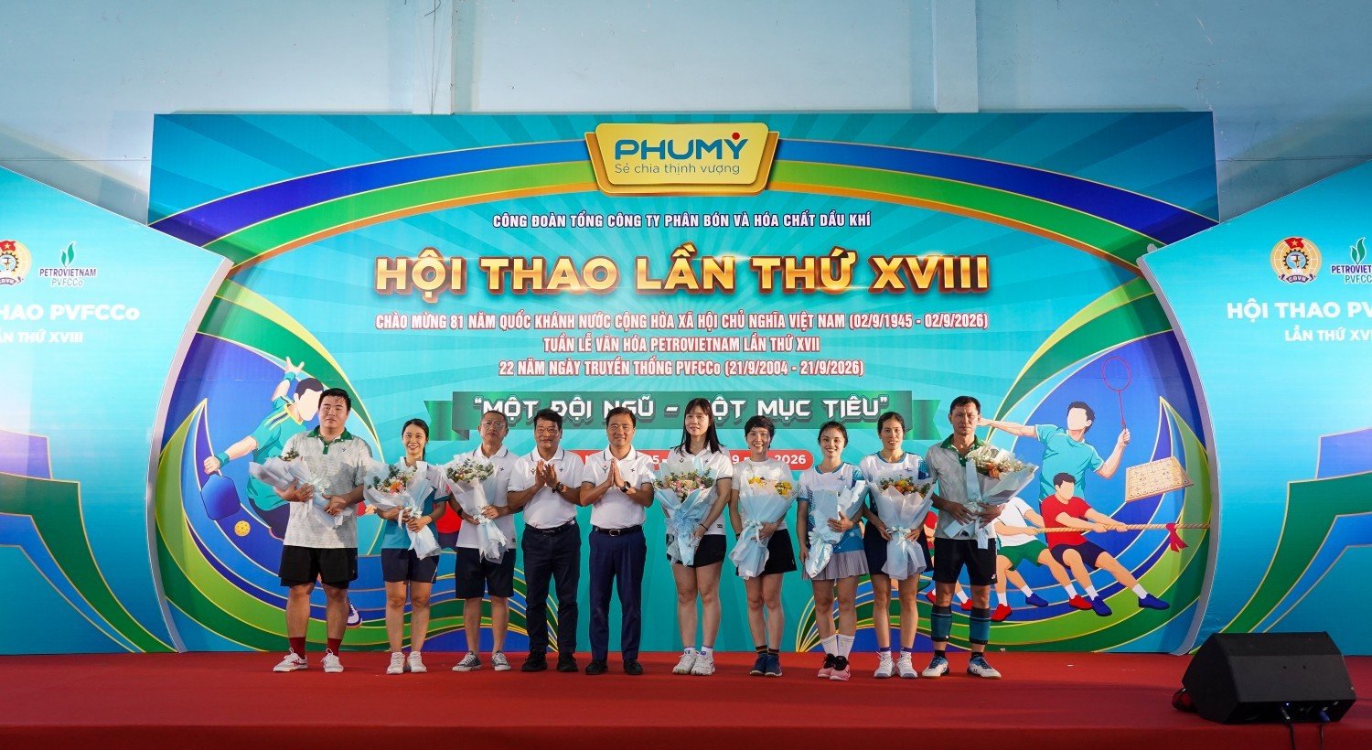 Hội thao PVFCCo Phú Mỹ lần thứ 18: Lan tỏa tinh thần “Một đội ngũ - Một mục tiêu”