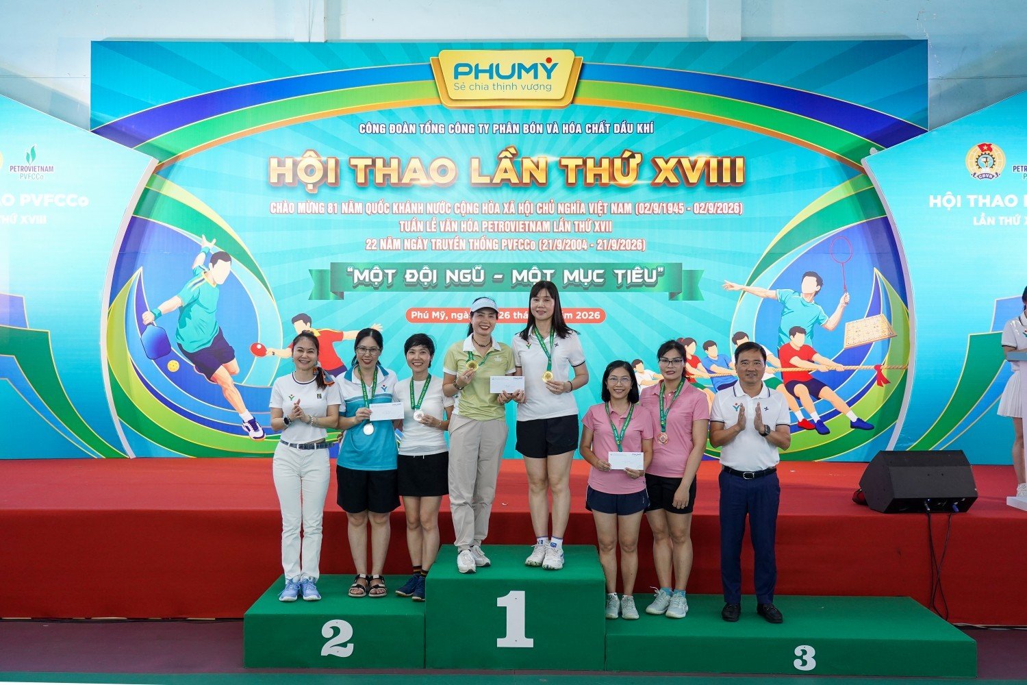 Hội thao PVFCCo Phú Mỹ lần thứ 18: Lan tỏa tinh thần “Một đội ngũ - Một mục tiêu”