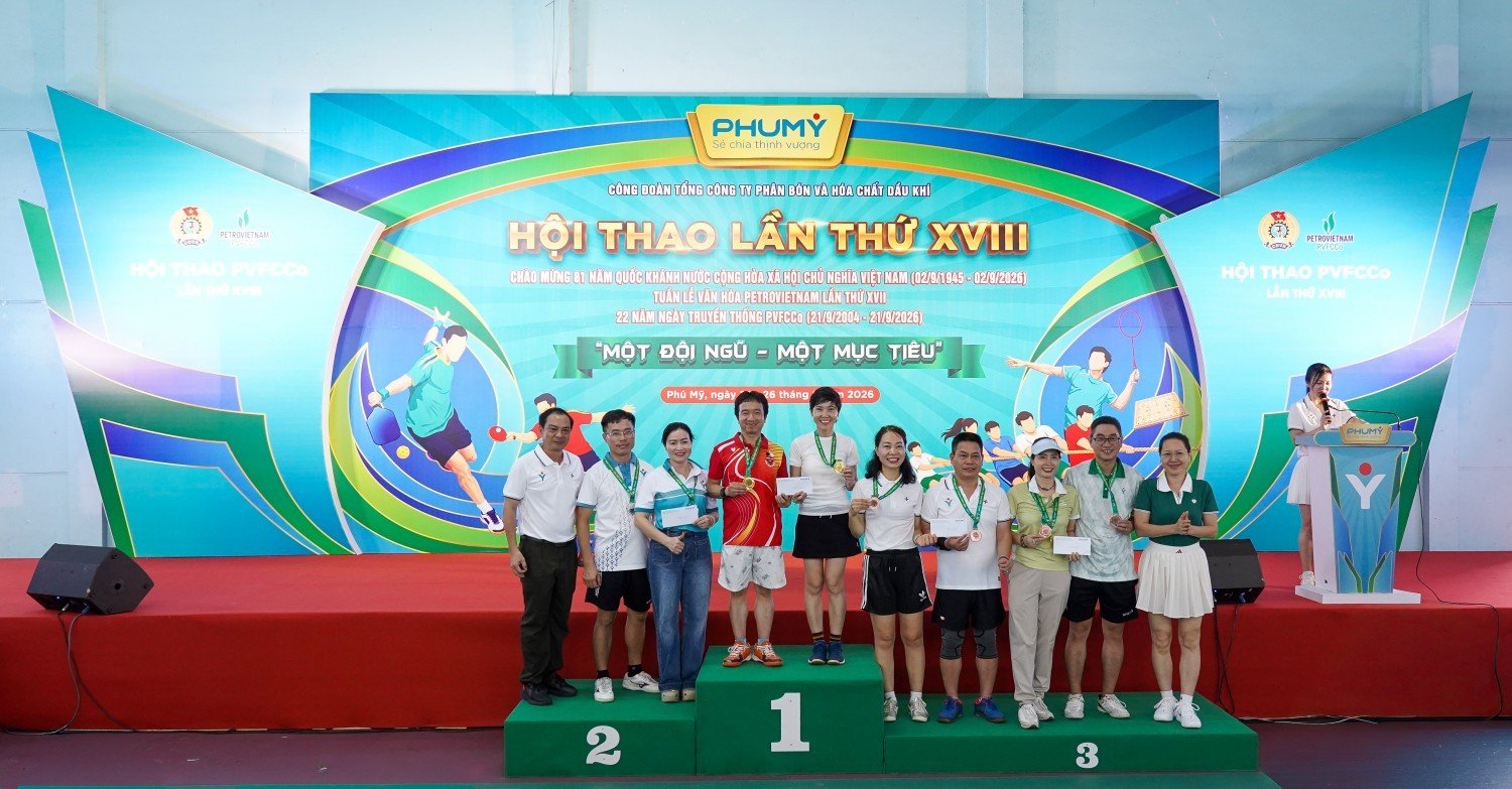 Hội thao PVFCCo Phú Mỹ lần thứ 18: Lan tỏa tinh thần “Một đội ngũ - Một mục tiêu”