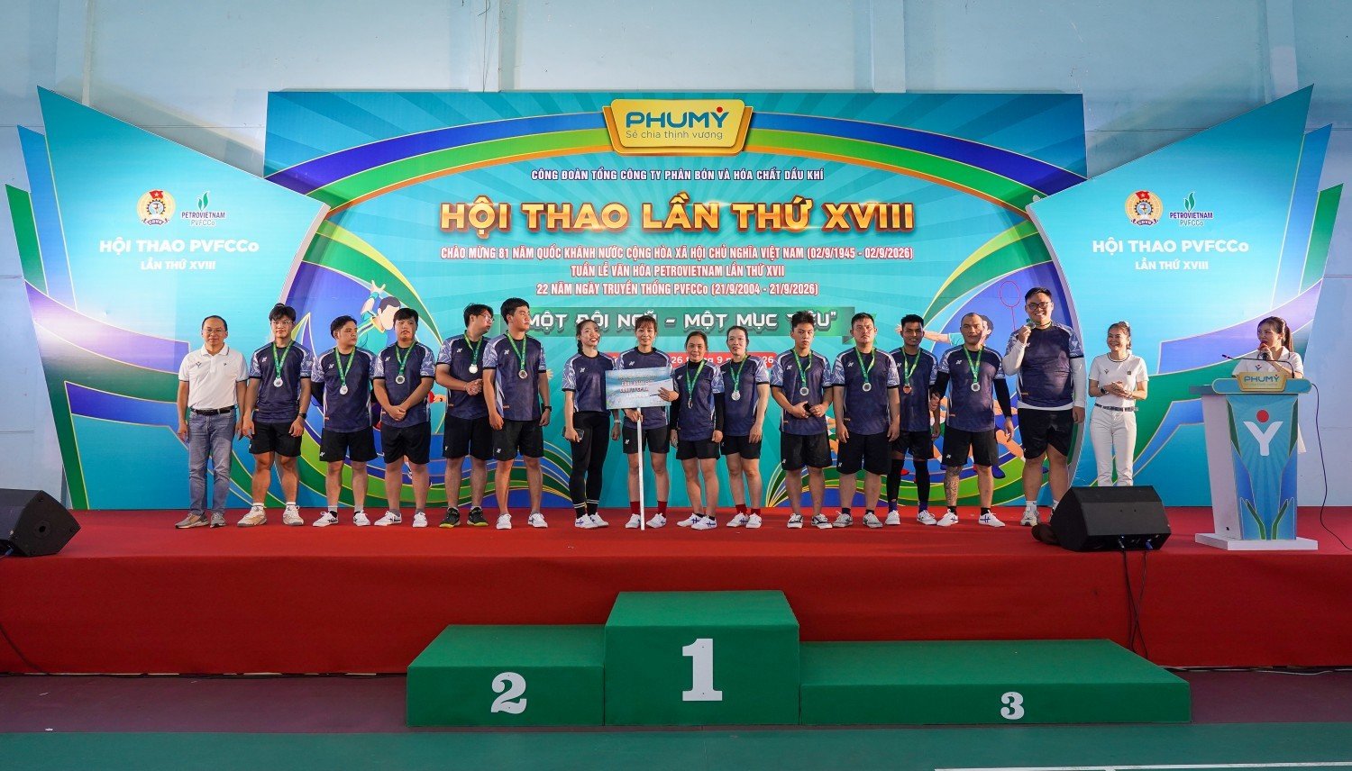 Hội thao PVFCCo Phú Mỹ lần thứ 18: Lan tỏa tinh thần “Một đội ngũ - Một mục tiêu”
