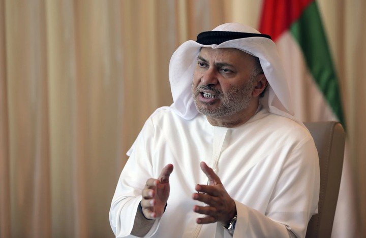 Ông Anwar Gargash, Cố vấn cấp cao của Tổng thống UAE Mohammed bin Zayed, mô tả vụ tấn công trên chuyến bay Flydubai là “hành động khủng bố nguy hiểm”. (Ảnh: AP)
