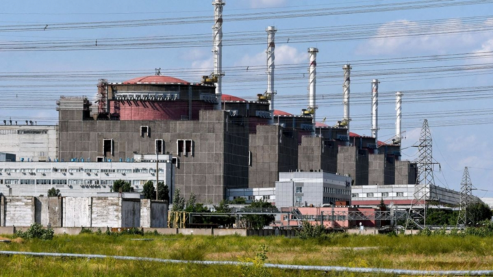 Nhà máy điện hạt nhân Zaporizhzhia. (Ảnh: CNN)