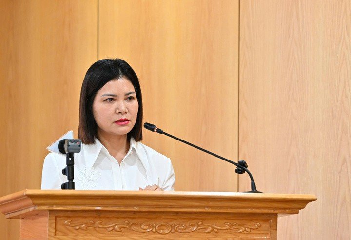 Bà Nguyễn Thúy Hiền, Phó Cục trưởng Cục Quản lý và Phát triển thị trường trong nước.