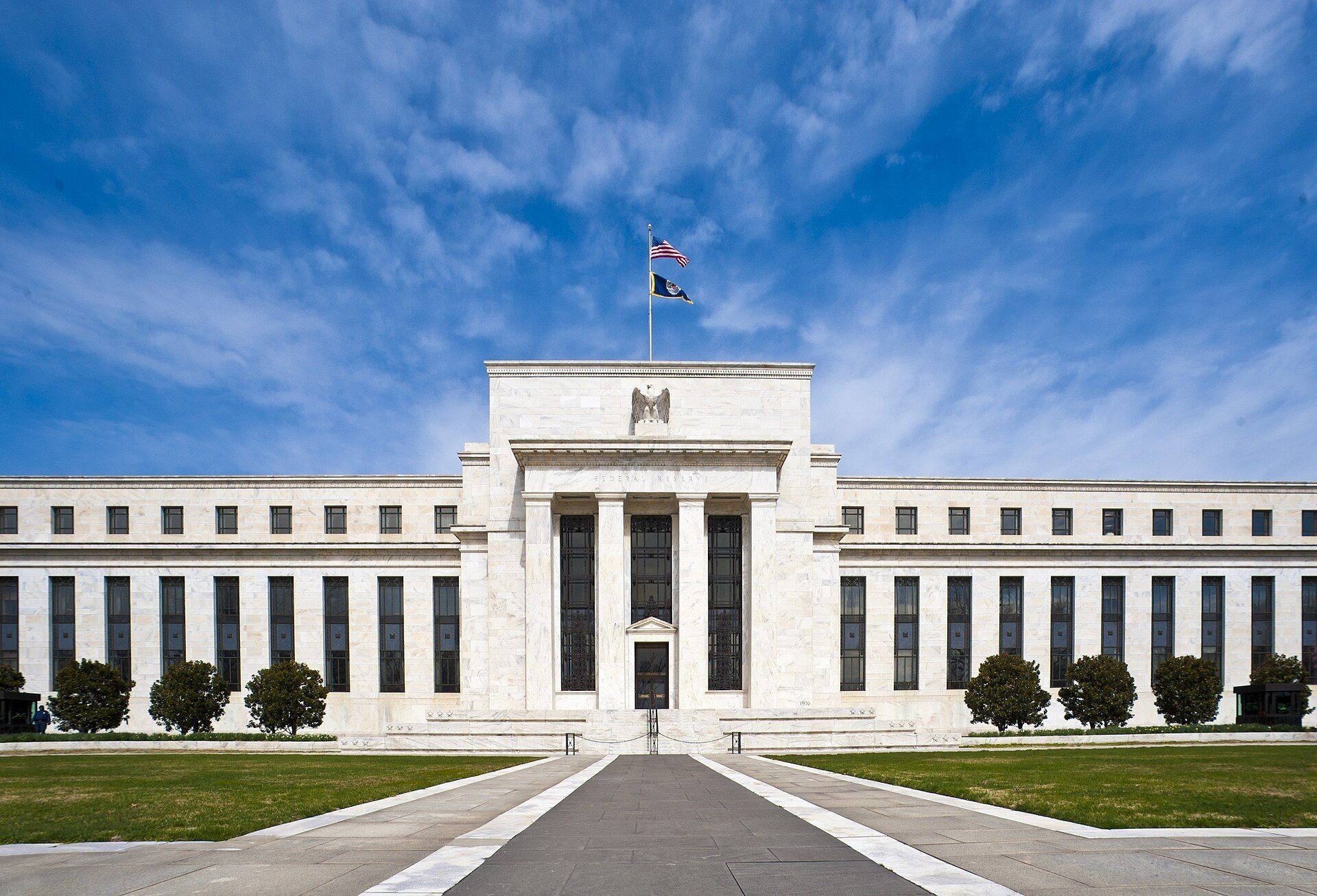 Trụ sở Cục Dự trữ Liên bang Mỹ (Fed) tại Washington, D.C. Ảnh: Federal Reserve/Wikimedia Commons.