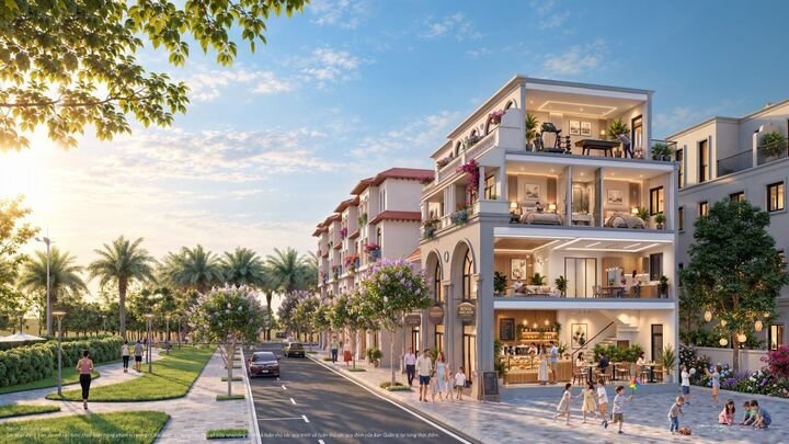 Liền kề 60m² tại Vịnh Bình Minh 1 và Thiên đường nhiệt đới 1 với tỷ lệ phân tầng linh hoạt, tối ưu cho mô hình vừa ở vừa kinh doanh.