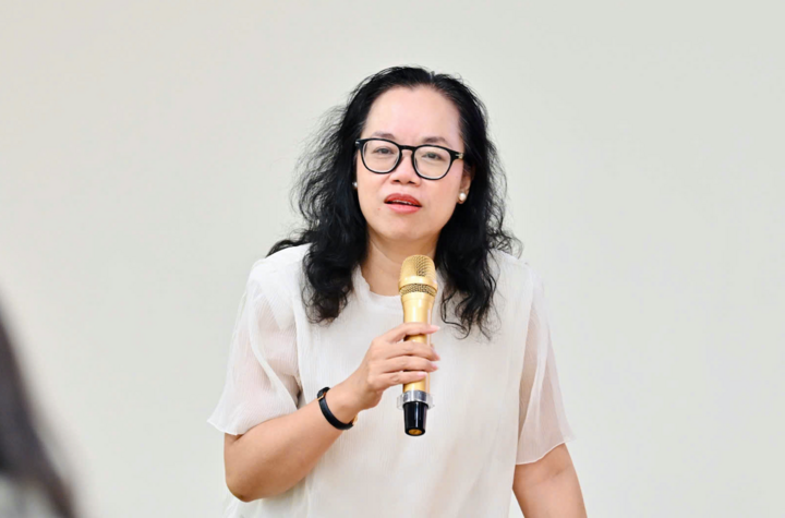 TS.BS Bùi Thị Mai Hương - Viện Dinh dưỡng Quốc gia chia sẻ tại chuyên đề.