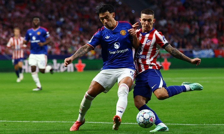 Man Utd thua Atletico Madrid 0-2. (Ảnh: Reuters)