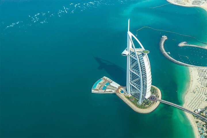 Khách sạn Burj Al Arab tại Dubai. (Ảnh: Admiddleeast)