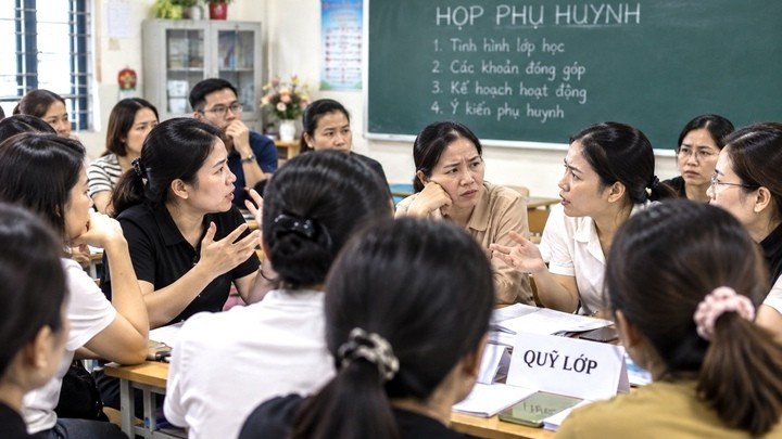 Những cuộc họp phụ huynh đôi khi căng thẳng vì các khoản đóng góp, đặt ra yêu cầu đưa Ban đại diện trở về đúng vai trò kết nối gia đình với nhà trường. (Ảnh minh họa)